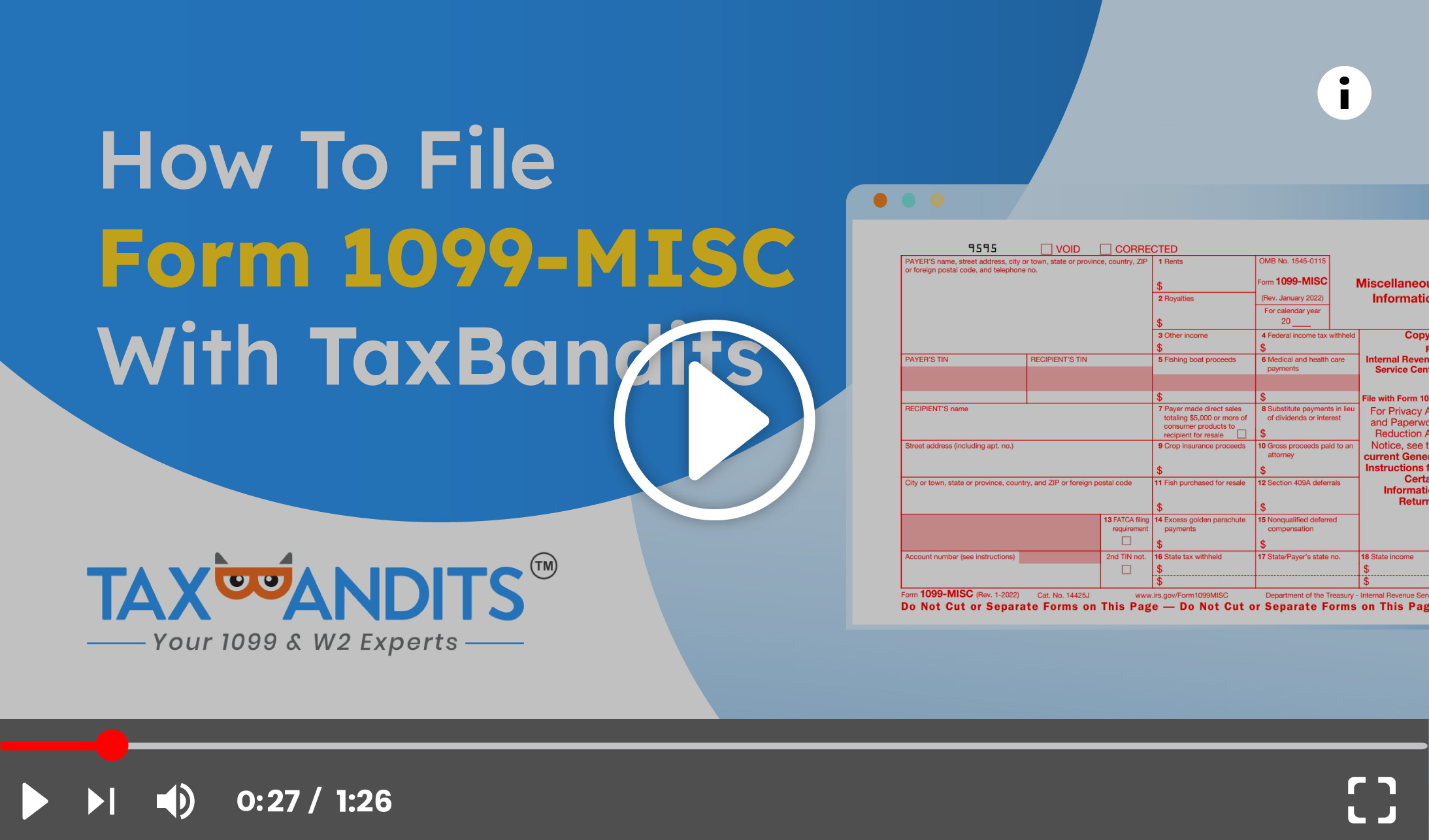 How to file form 1099?